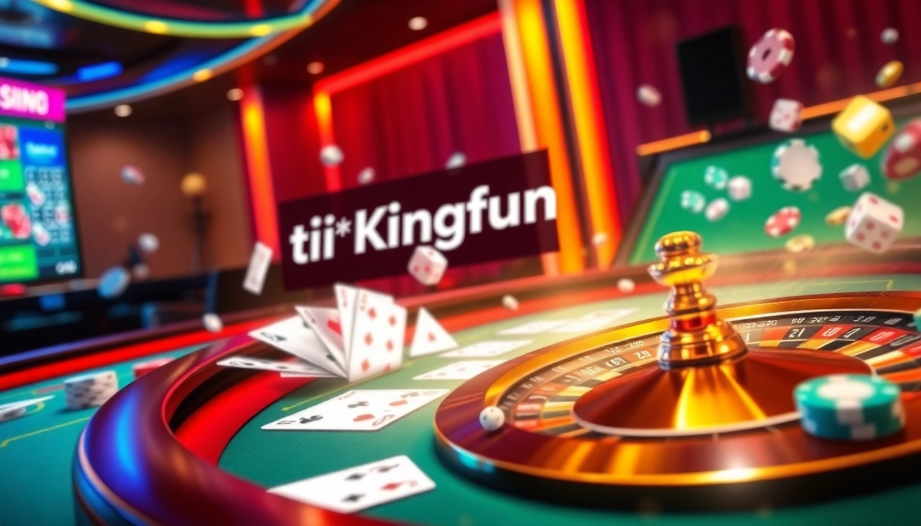 Experience thrilling gameplay as you tải Kingfun with exciting card games and roulette action.